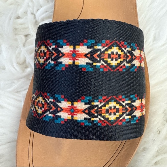 Pendleton Carico Lake Slide Leather Southwest Print - Picture 5 of 8